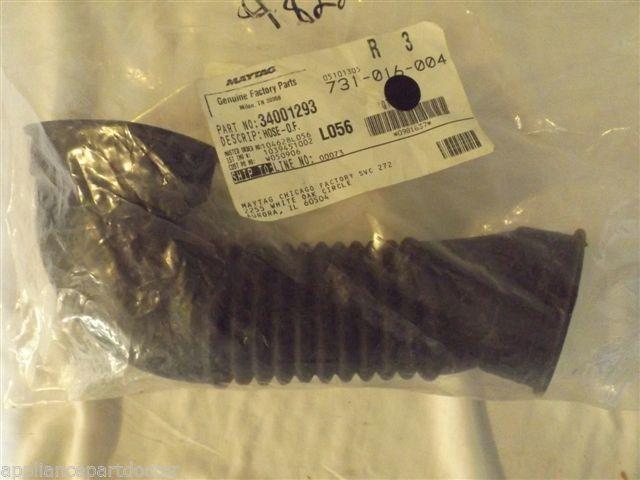 AMANA MAYTAG WASHER 34001293 Hose,Over Flow NEW IN BOX AMANA MAYTAG WASHER 34001293 Hose,Over Flow NEW IN BOX